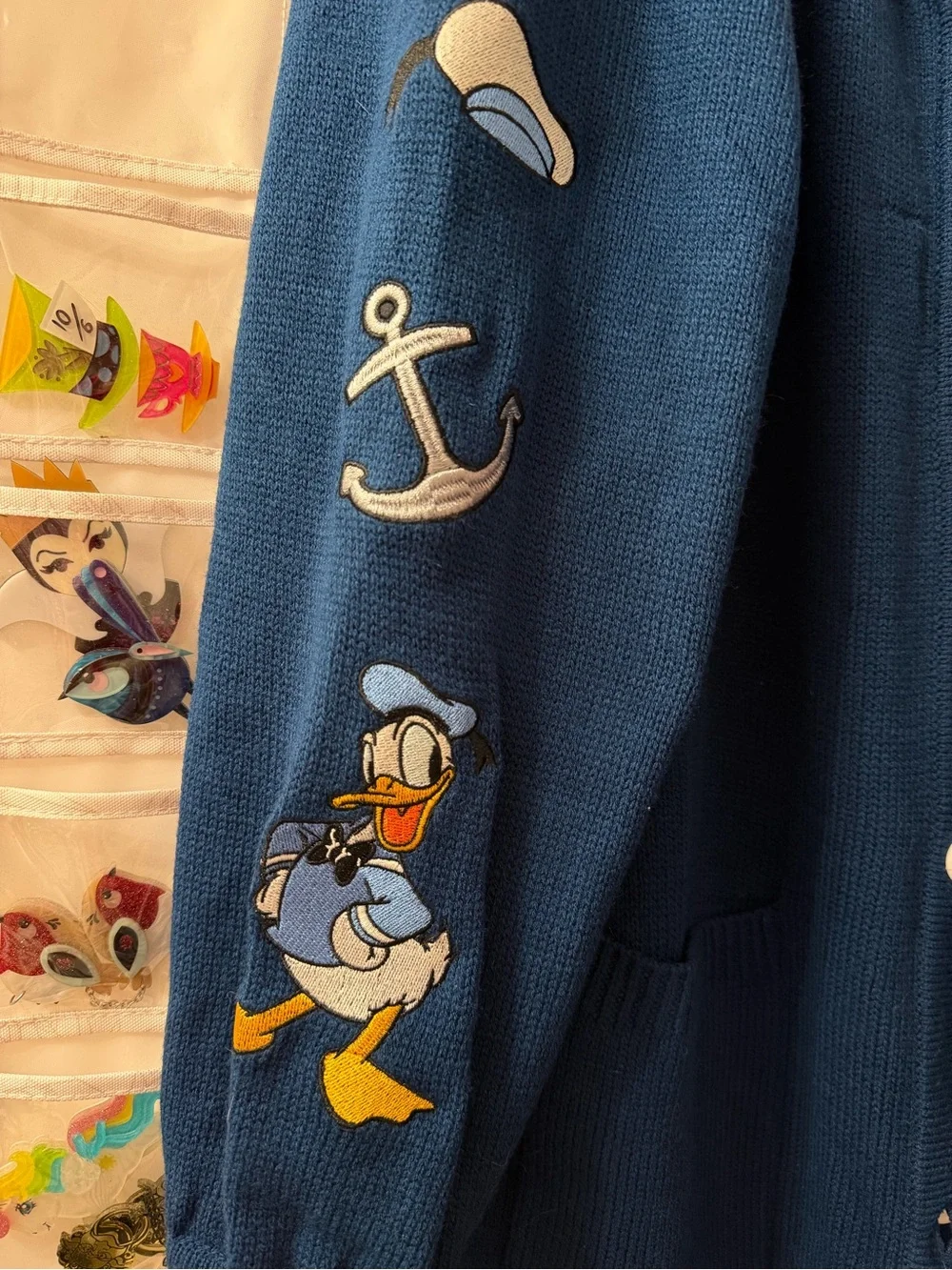 Disney Donald Duck Embroidered Cardigan Plus Size 2X